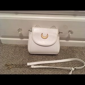White Sailor Moon Cat Purse